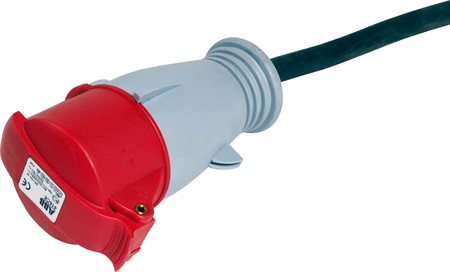 Elanslutning 3-fas 32A, 400V, dygnet runt ström